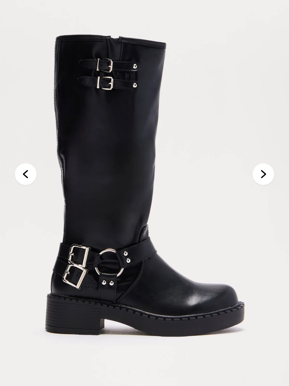 Fashion nova buckle boots